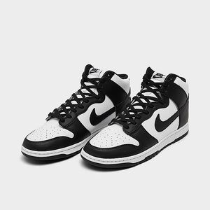 Nike Dunk High Black White Pandas Size 9W